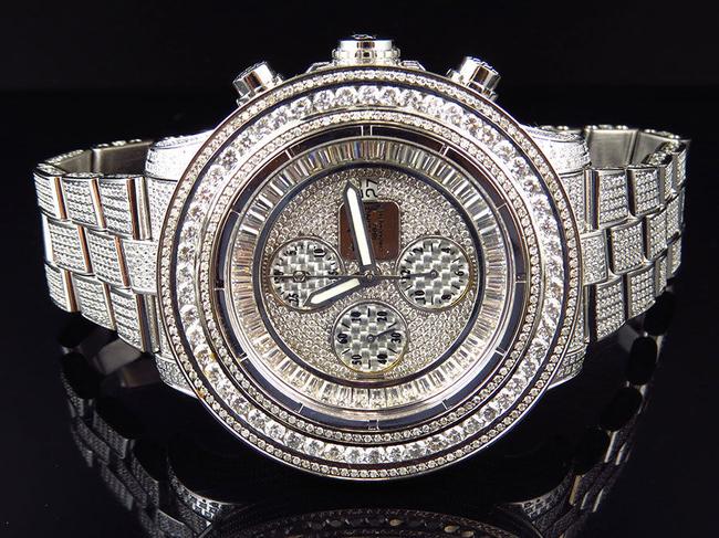 Breitling Stainless Steel Mens Custom A13370 53mm with Diamonds 23 Ct Watch Breitling Stainless Steel Mens Custom A13370 53mm with Diamonds 23 Ct Watch