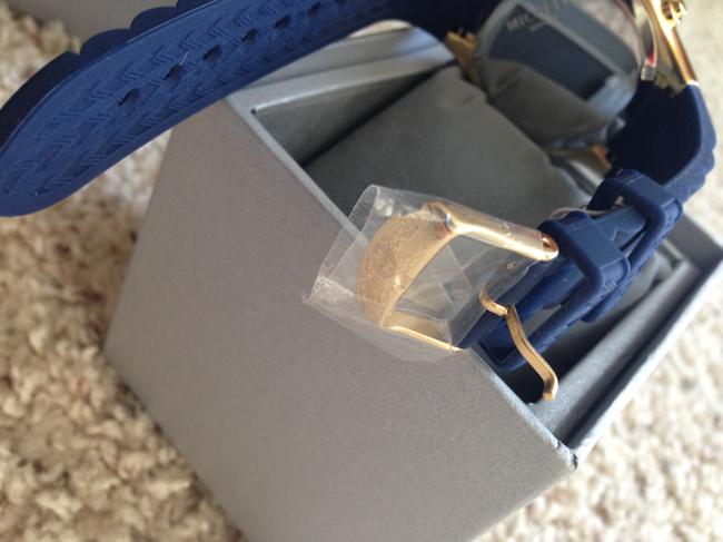 Michele Gold / Navy Jelly Rare Tahitian and Bean Watch Michele Gold / Navy Jelly Rare Tahitian and Bean Watch