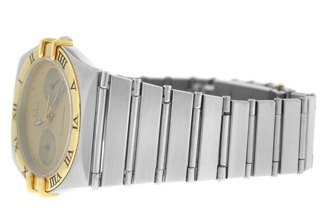 Omega Gold/Silver Constellation 396.1069 Mens Unisex Day Date 18k Steel Watch Omega Gold/Silver Constellation 396.1069 Mens Unisex Day Date 18k Steel Watch