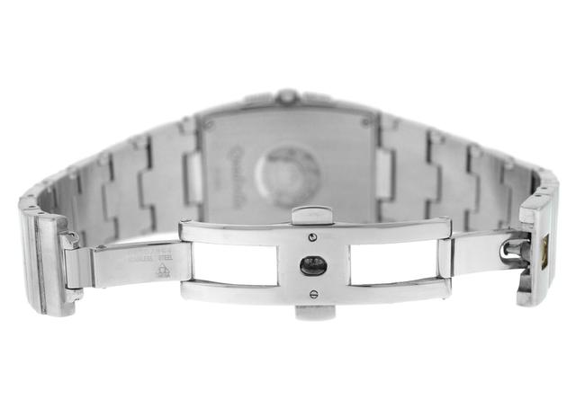 Omega Silver Constellation Quadrella 1586.79 Ladies Diamond Mop Steel Quartz Watch Omega Silver Constellation Quadrella 1586.79 Ladies Diamond Mop Steel Quartz Watch