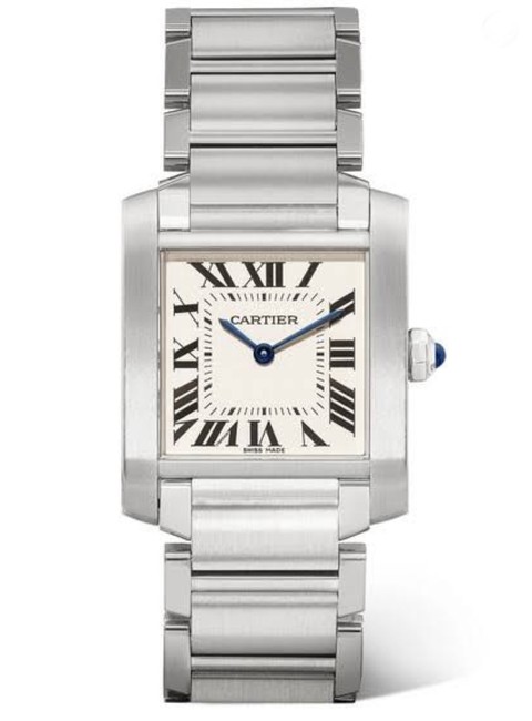Cartier Silver Tank Francaise Dial Mens Watch Cartier Silver Tank Francaise Dial Mens Watch