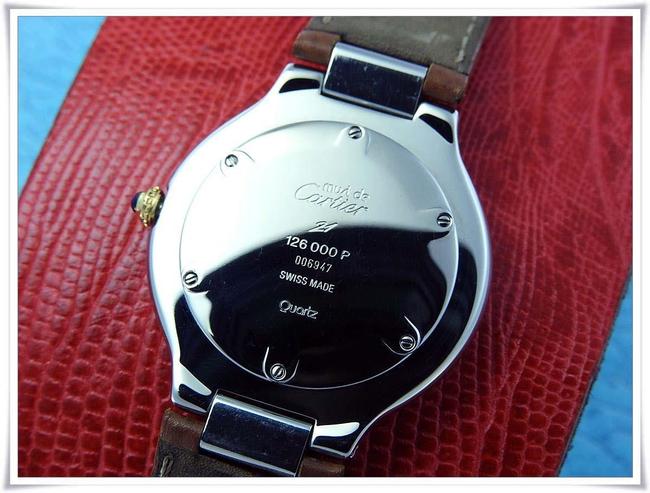 Cartier Stainless Steel & 18k Gold Rare Mens Must De 21c 18kgp St.steel Quartz Watch Cartier Stainless Steel & 18k Gold Rare Mens Must De 21c 18kgp St.steel Quartz Watch