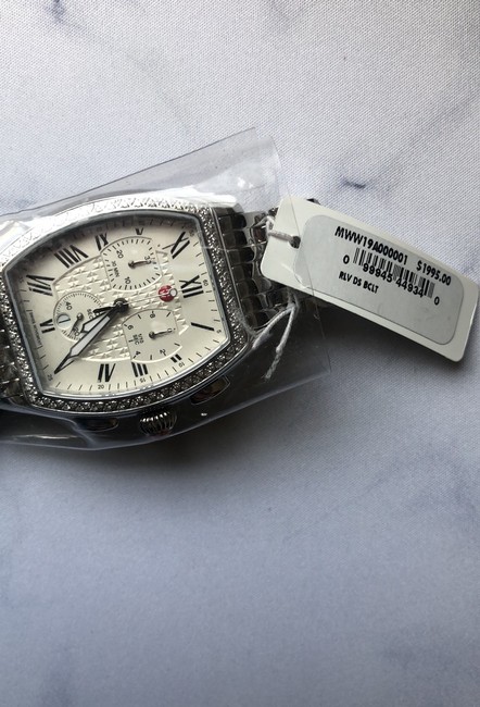Michele Stainless Steel Releve Chronograph Diamond Womens Mww19a000001 Watch Michele Stainless Steel Releve Chronograph Diamond Womens Mww19a000001 Watch