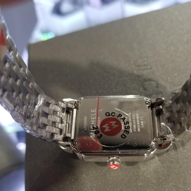 Michele Silver Deco Ii Mid-size Diamond Dial Ladies (Mww06i000001) Watch Michele Silver Deco Ii Mid-size Diamond Dial Ladies (Mww06i000001) Watch