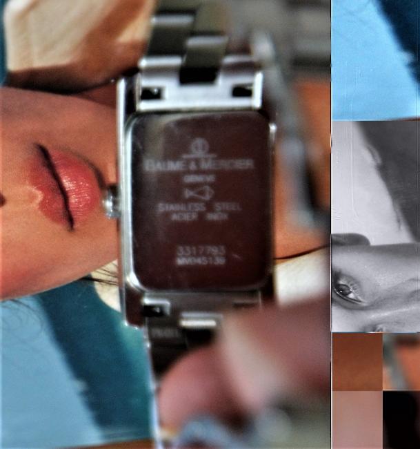 Baume & Mercier Silver Sale Hampton Milleis Bracelet Lt Blue Dial Watch Baume & Mercier Silver Sale Hampton Milleis Bracelet Lt Blue Dial Watch