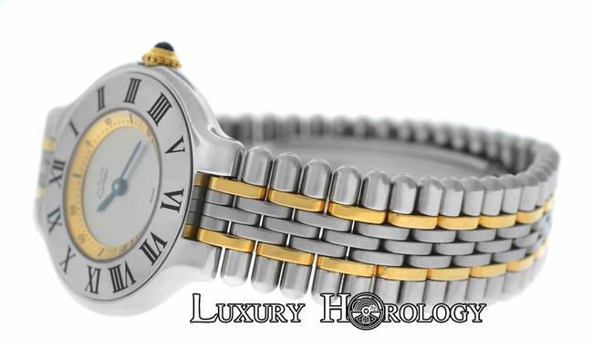 Cartier Ladies Must De 21 1340 Bullet Bracelet 18k Yellow Gold 28mm Watch Cartier Ladies Must De 21 1340 Bullet Bracelet 18k Yellow Gold 28mm Watch