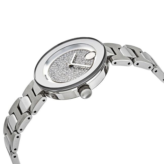 Movado Silver Bold Stainless Steel Bracelet Crystal Dial Womens 3600567 Watch Movado Silver Bold Stainless Steel Bracelet Crystal Dial Womens 3600567 Watch