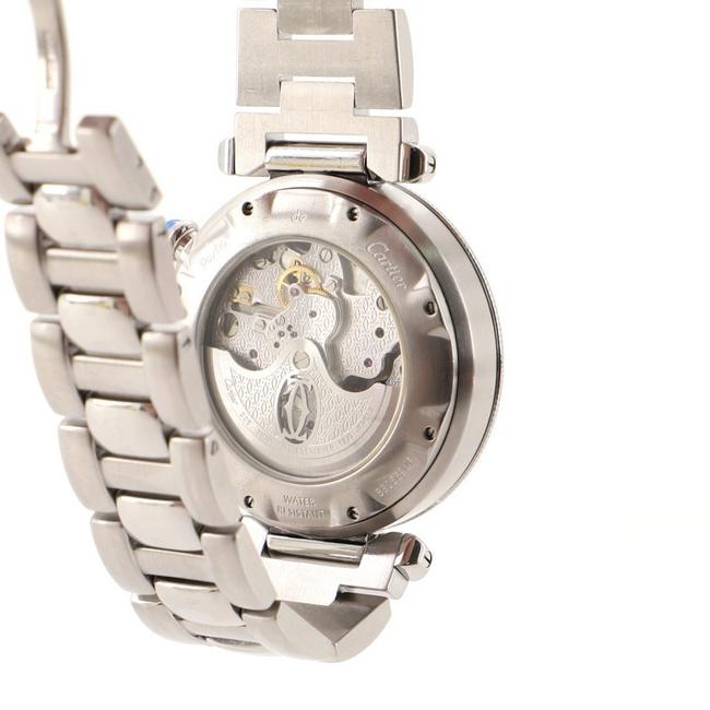 Cartier White Pasha De Chronograph Stainless Steel 38 Watch Cartier White Pasha De Chronograph Stainless Steel 38 Watch