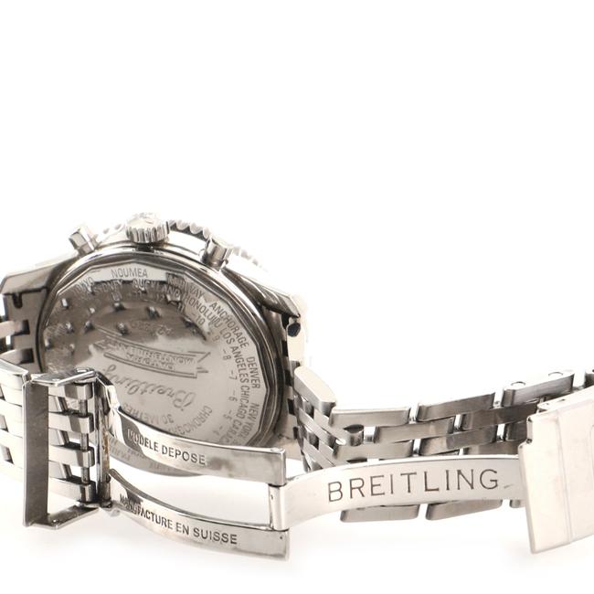 Breitling Brown Navitimer Montbrillant Datora Chronograph Stainless Watch Breitling Brown Navitimer Montbrillant Datora Chronograph Stainless Watch