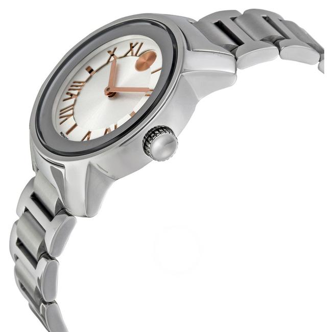 Movado Two Tone Bold Stainless Bracelet Rose Gold Womens Quartz 3600244 Watch Movado Two Tone Bold Stainless Bracelet Rose Gold Womens Quartz 3600244 Watch