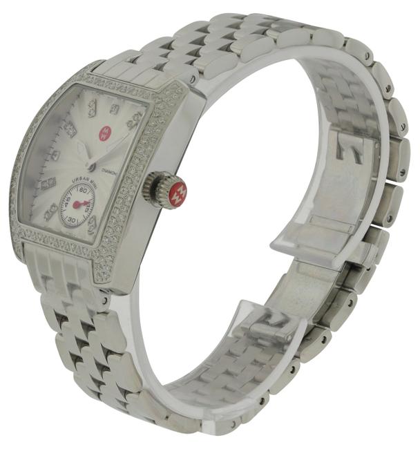 Michele Silver Urban Mini Stainless Diamond Mww02a000508 Watch Michele Silver Urban Mini Stainless Diamond Mww02a000508 Watch