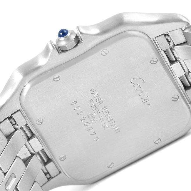Cartier Silver Panthere Jumbo Stainless Steel Quartz W25032p5 Papers Watch Cartier Silver Panthere Jumbo Stainless Steel Quartz W25032p5 Papers Watch