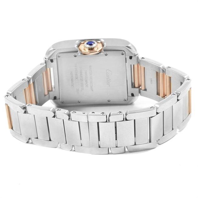 Cartier Silver Box Tank Anglaise Large Steel Rose Gold W5310007 Papers Watch Cartier Silver Box Tank Anglaise Large Steel Rose Gold W5310007 Papers Watch