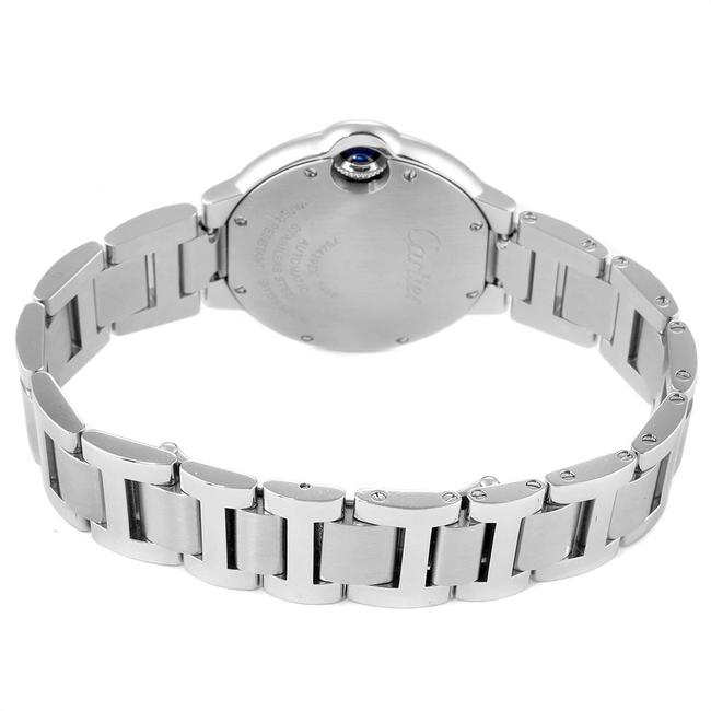 Cartier Silvered Ballon Bleu 33mm Diamond Steel Ladies We902074 Watch Cartier Silvered Ballon Bleu 33mm Diamond Steel Ladies We902074 Watch