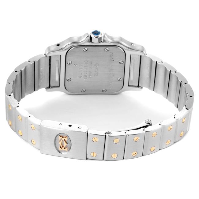 Cartier Silvered Box Santos Galbee Steel Yellow Gold Ladies 166930 Papers Watch Cartier Silvered Box Santos Galbee Steel Yellow Gold Ladies 166930 Papers Watch