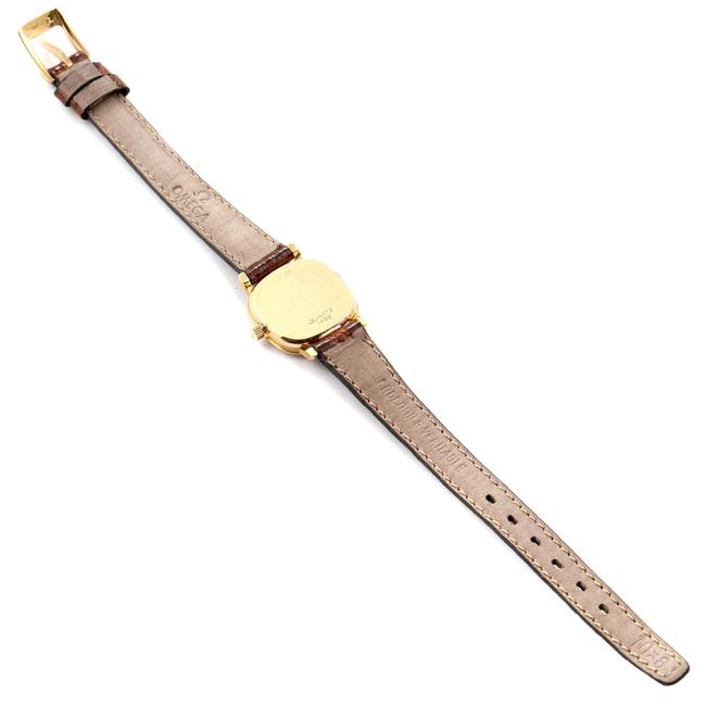 Omega Silver Deville Mini Yellow Gold Diamond Cocktail Ladies 1450 Watch Omega Silver Deville Mini Yellow Gold Diamond Cocktail Ladies 1450 Watch