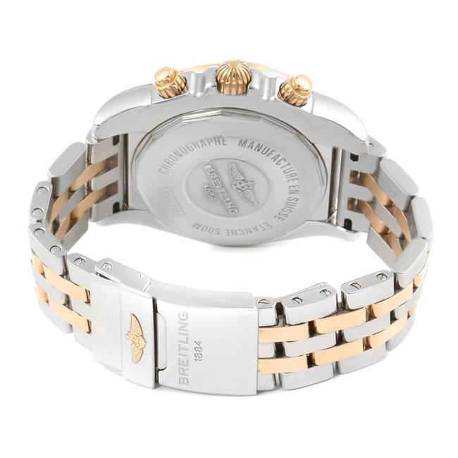 Breitling Metallica Black Chronomat Evolution Steel Rose Gold Mens Cb0110 Watch Breitling Metallica Black Chronomat Evolution Steel Rose Gold Mens Cb0110 Watch