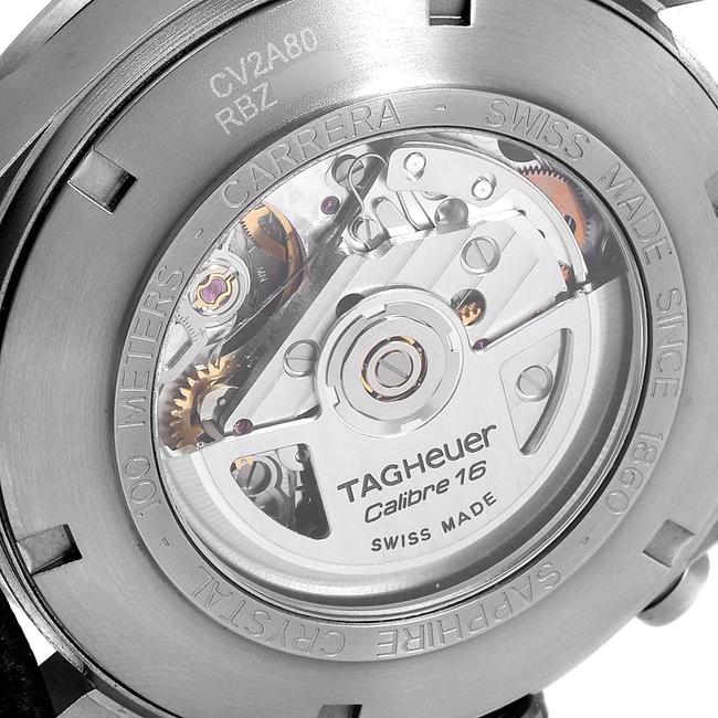 TAG Heuer Black Carbon Fiber Box Carrera Calibre 16 Titanium Day Date Mens Cv2a80 Watch TAG Heuer Black Carbon Fiber Box Carrera Calibre 16 Titanium Day Date Mens Cv2a80 Watch