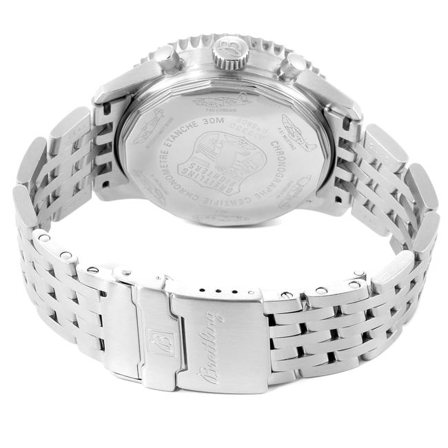 Breitling Silvered Box Navitimer Fighter Panda Dial Steel A13330 Ppaers Watch Breitling Silvered Box Navitimer Fighter Panda Dial Steel A13330 Ppaers Watch