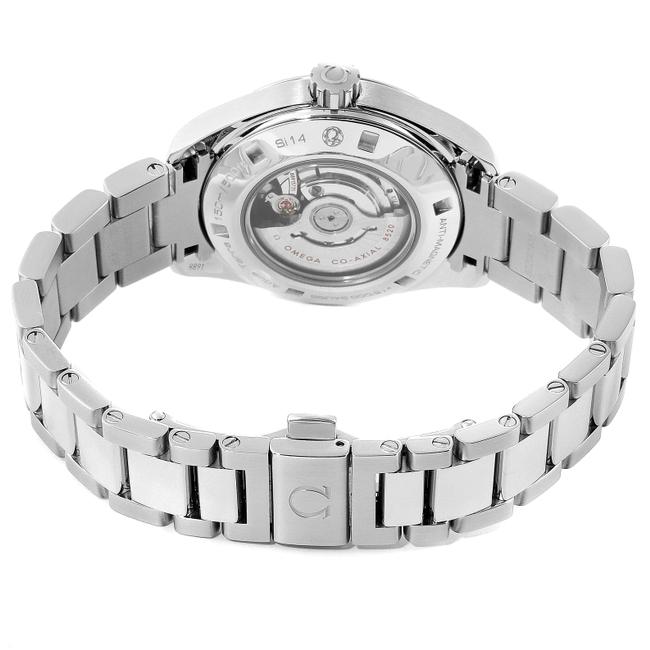 Omega Black Mother-of-pearl Box Aqua Terra 34 Diamond Ladies 231.10.34.20.57.001 Card Watch Omega Black Mother-of-pearl Box Aqua Terra 34 Diamond Ladies 231.10.34.20.57.001 Card Watch