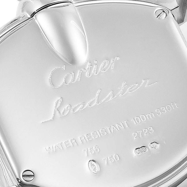Cartier Silver Roadster 18k White Gold Diamond Ladies We500260 Watch Cartier Silver Roadster 18k White Gold Diamond Ladies We500260 Watch