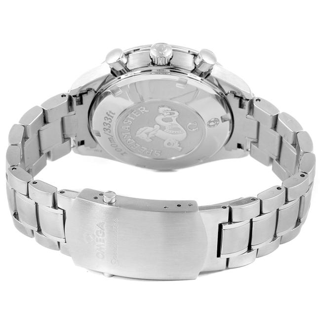 Omega Silver Speedmaster Day Date Chrono Dial 3221.30.00 Card Watch Omega Silver Speedmaster Day Date Chrono Dial 3221.30.00 Card Watch