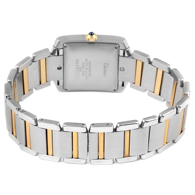 Cartier Silver Tank Francaise Steel Yellow Gold Large Unisex W51005q4 Watch Cartier Silver Tank Francaise Steel Yellow Gold Large Unisex W51005q4 Watch