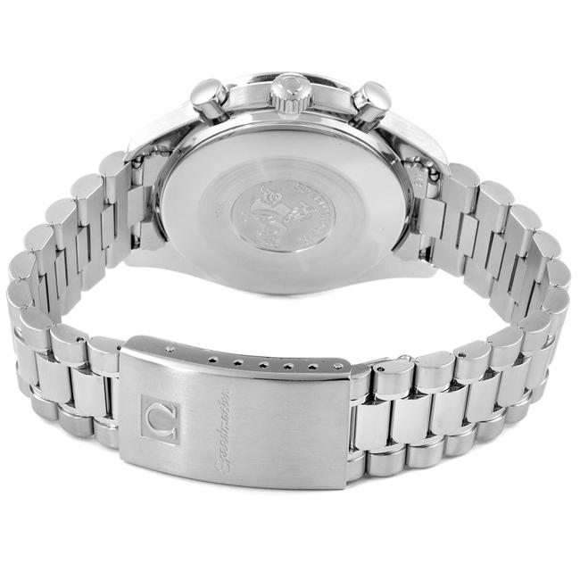 Omega Black Speedmaster Reduced Hesalite Crystal Mens Watch Omega Black Speedmaster Reduced Hesalite Crystal Mens Watch