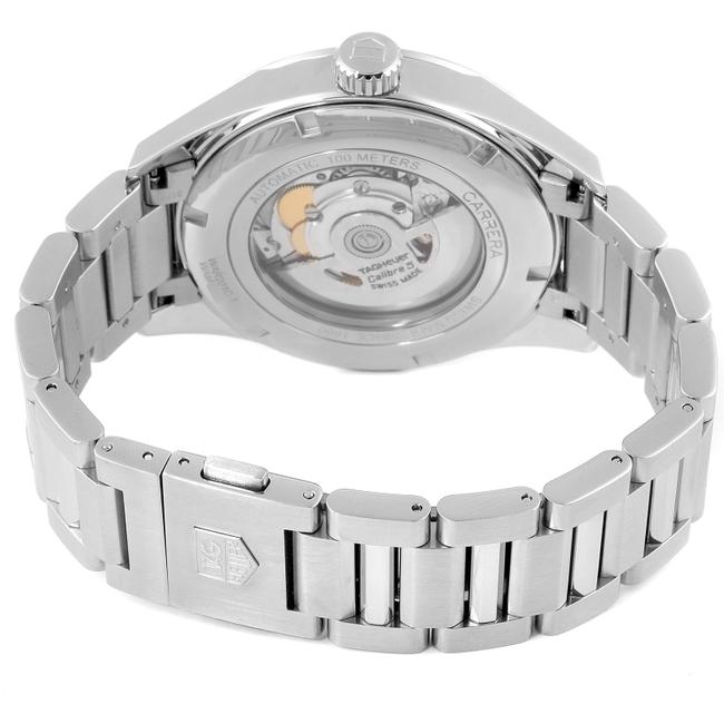 TAG Heuer Black Box Carrera Calibre 5 Day Date Steel Mens War201d Card Watch TAG Heuer Black Box Carrera Calibre 5 Day Date Steel Mens War201d Card Watch
