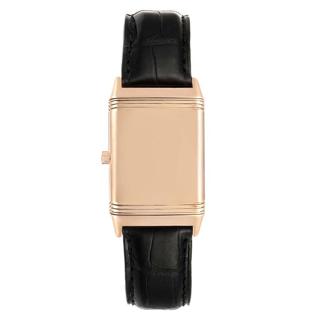 Jaeger-LeCoultre Black Reverso Midsize Rose Gold Mens 250.2.86 Watch Jaeger-LeCoultre Black Reverso Midsize Rose Gold Mens 250.2.86 Watch