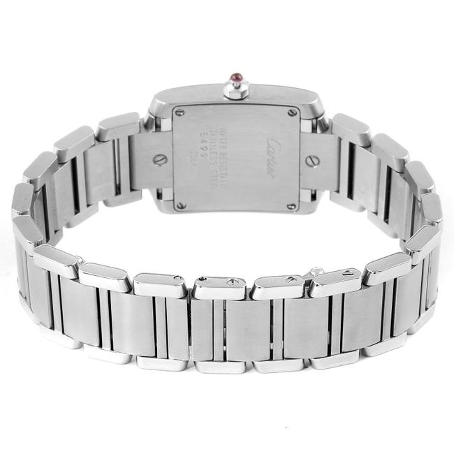 Cartier Pink Mother Of Pearl Francaise Steel Ladies W51028q Watch Cartier Pink Mother Of Pearl Francaise Steel Ladies W51028q Watch
