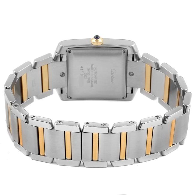 Cartier Silver Tank Francaise Steel Yellow Gold Large Unisex W51005q4 Watch Cartier Silver Tank Francaise Steel Yellow Gold Large Unisex W51005q4 Watch