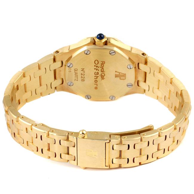 Audemars Piguet Mother Of Pearl Royal Oak Offshore Yellow Gold Diamond 67151ba Watch Audemars Piguet Mother Of Pearl Royal Oak Offshore Yellow Gold Diamond 67151ba Watch