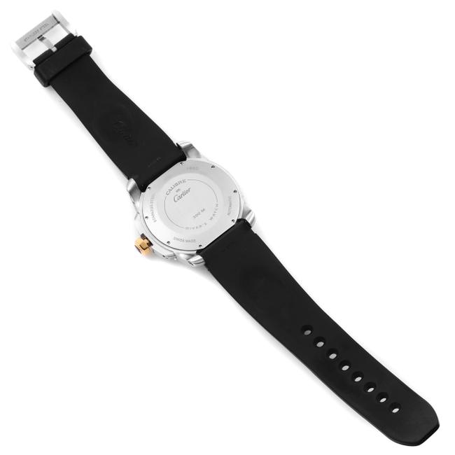 Cartier Black Box Calibre Diver Steel Rose Gold Mens W7100055 Papers Watch Cartier Black Box Calibre Diver Steel Rose Gold Mens W7100055 Papers Watch