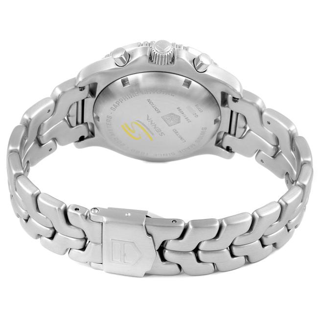 TAG Heuer Black Box Link Steel Dial Chronograph Mens Ct2115 Card Watch TAG Heuer Black Box Link Steel Dial Chronograph Mens Ct2115 Card Watch