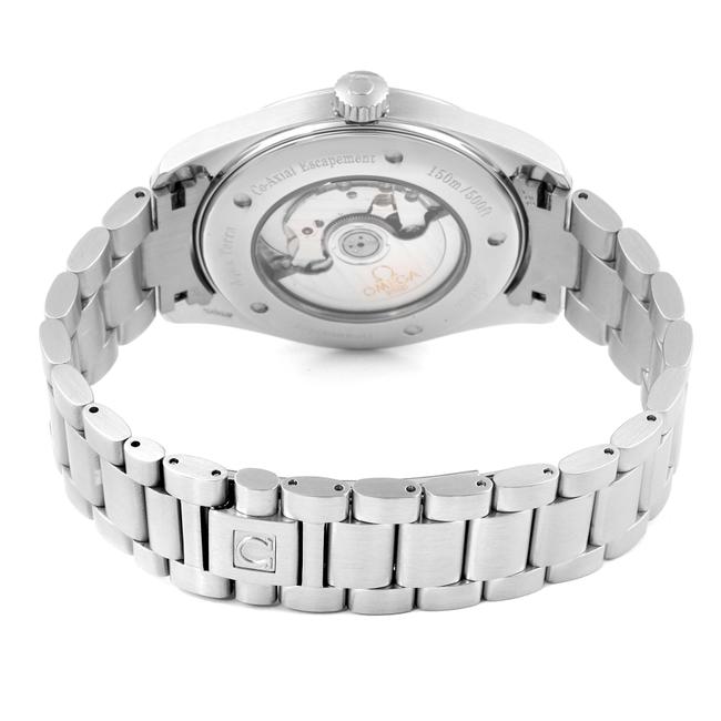 Omega Silver Seamaster Aqua Terra Blue Hands Steel Mens 2502.33.00 Watch Omega Silver Seamaster Aqua Terra Blue Hands Steel Mens 2502.33.00 Watch
