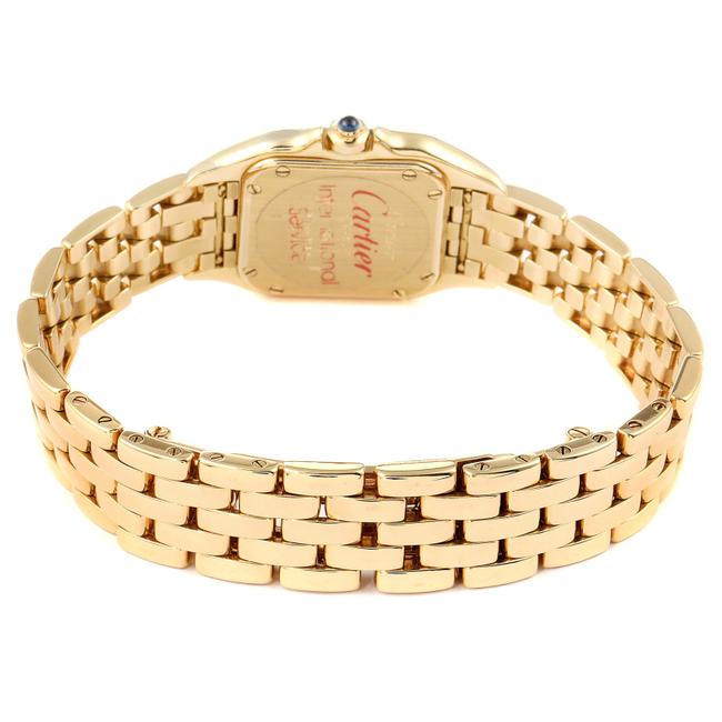 Cartier Silver Panthere Small Yellow Gold Dial Ladies W25022b9 Watch Cartier Silver Panthere Small Yellow Gold Dial Ladies W25022b9 Watch