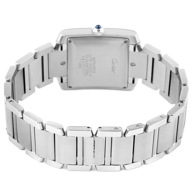 Cartier Silver Box Tank Francaise Large Steel Mens W51002q3 Watch Cartier Silver Box Tank Francaise Large Steel Mens W51002q3 Watch
