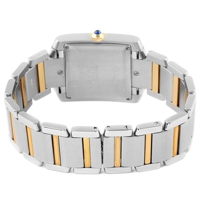 Cartier Silver Tank Francaise Steel Yellow Gold Large Unisex W51005q4 Watch Cartier Silver Tank Francaise Steel Yellow Gold Large Unisex W51005q4 Watch