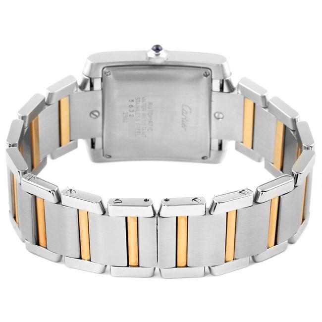 Cartier Silver Tank Francaise Steel Yellow Gold Large Unisex W51005q4 Watch Cartier Silver Tank Francaise Steel Yellow Gold Large Unisex W51005q4 Watch