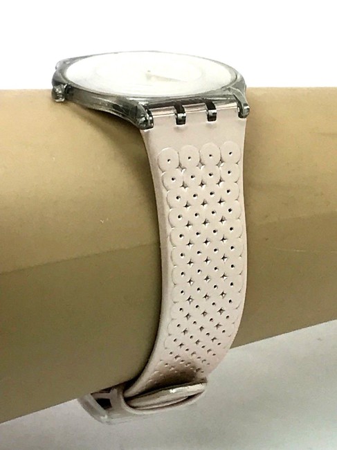 Swatch Pink Sfk387 Leather Ladies Slim Swiss Quartz Watch Swatch Pink Sfk387 Leather Ladies Slim Swiss Quartz Watch