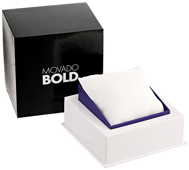 Movado Black Silver Stainless Dial Amorosa Bangle 0607131 Watch Movado Black Silver Stainless Dial Amorosa Bangle 0607131 Watch
