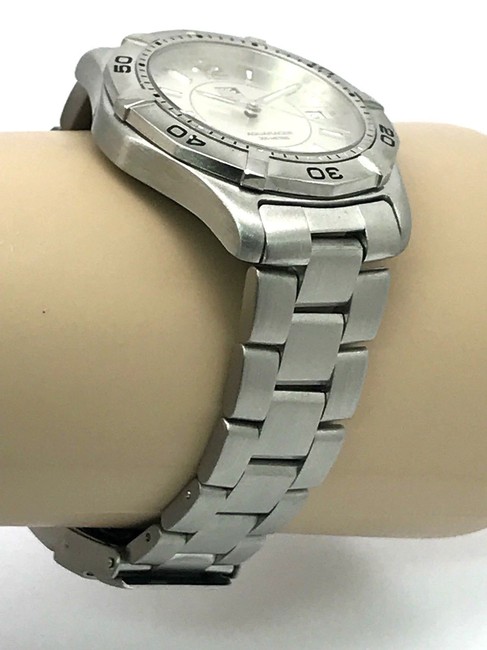 TAG Heuer Silver Waf1112 Gray Aquaracer Mens Swiss 300m Watch TAG Heuer Silver Waf1112 Gray Aquaracer Mens Swiss 300m Watch