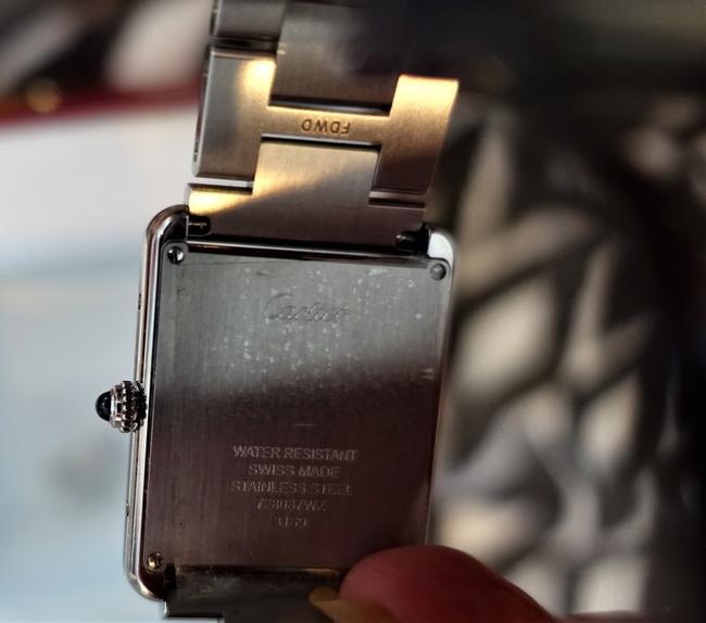 Cartier Stainless Steel Tank Solo Large Model Unisex Watch Cartier Stainless Steel Tank Solo Large Model Unisex Watch