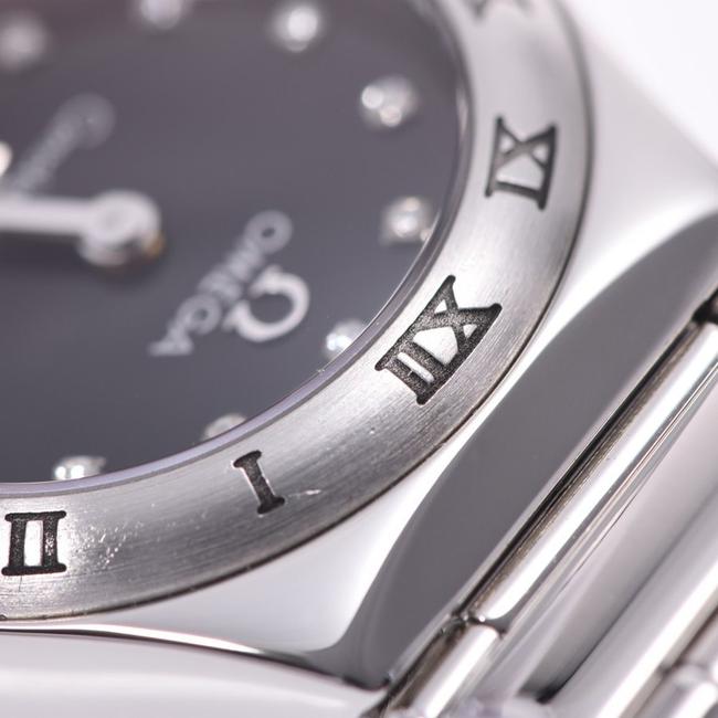 Omega Black Diamonds Stainless Steel Constellation Mini 1566.56 Womens Wristwatch 22.5 Mm Watch Omega Black Diamonds Stainless Steel Constellation Mini 1566.56 Womens Wristwatch 22.5 Mm Watch