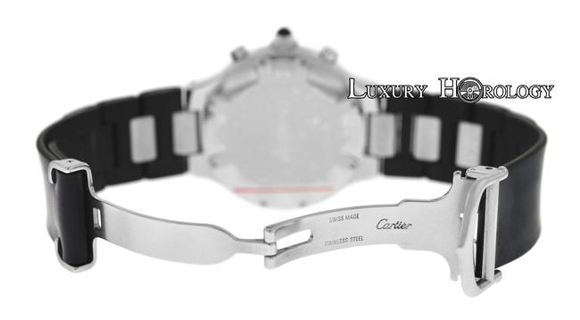 Cartier Mens Unisex Must 21 Chronoscaph Ref. 2424 Chronograph Date Quartz Watch Cartier Mens Unisex Must 21 Chronoscaph Ref. 2424 Chronograph Date Quartz Watch