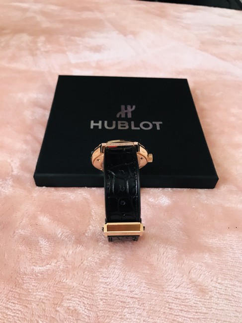 Hublot Rose Gold and Black Classic Fusion 575.ox.1180 .lr Watch Hublot Rose Gold and Black Classic Fusion 575.ox.1180 .lr Watch