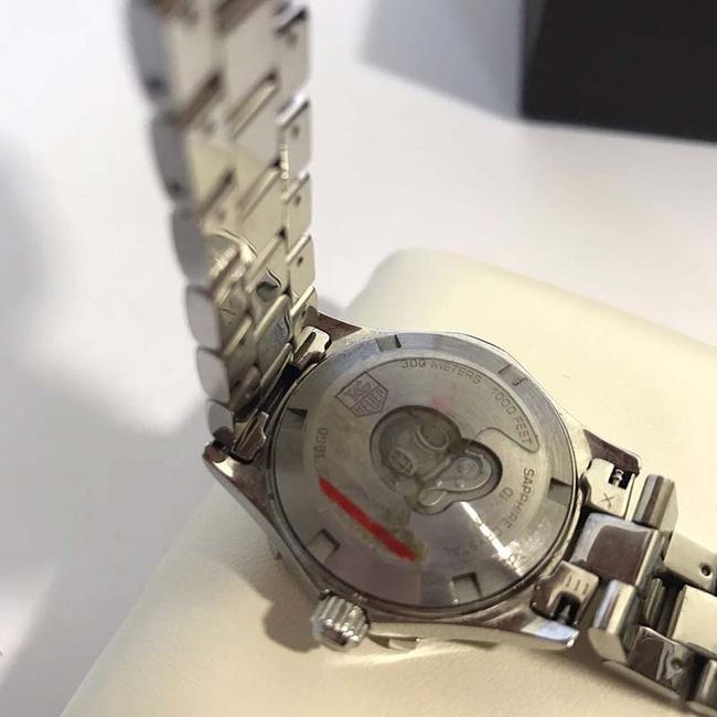 TAG Heuer Silver Aquaracer Diamond Ladies Black Dial Stainles Wristwatch Watch TAG Heuer Silver Aquaracer Diamond Ladies Black Dial Stainles Wristwatch Watch