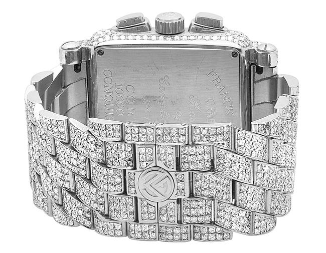Franck Muller Stainless Steel Mens Conquistador Cortez Iced Out Diamond 31.50 Ct Watch Franck Muller Stainless Steel Mens Conquistador Cortez Iced Out Diamond 31.50 Ct Watch