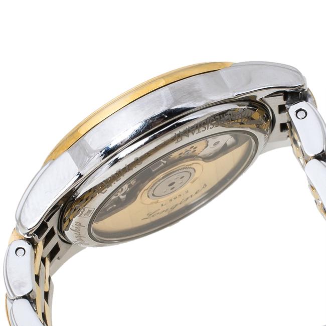 Longines White Two-tone Stainless Steel Flagship L4.274.3 Womens Wristwatch 26 Mm Watch Longines White Two-tone Stainless Steel Flagship L4.274.3 Womens Wristwatch 26 Mm Watch